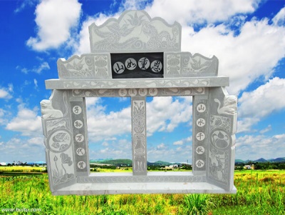  红安墓碑加工安装详解，合葬墓碑具体做法拆解